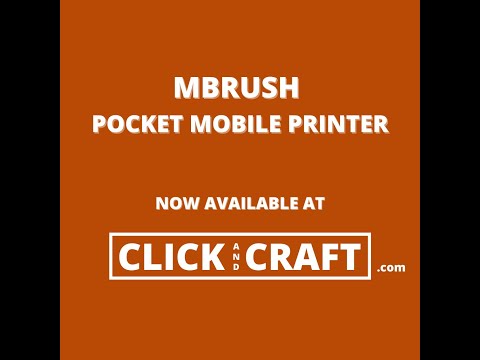 Portable Mobile Printer - PrinCube MBrush including Colour Cartridges