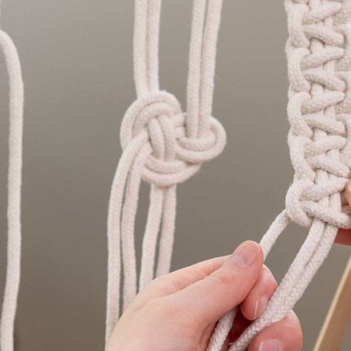 Learn How To Make The Macrame Knots For Wall Hangings and Plant Hangers