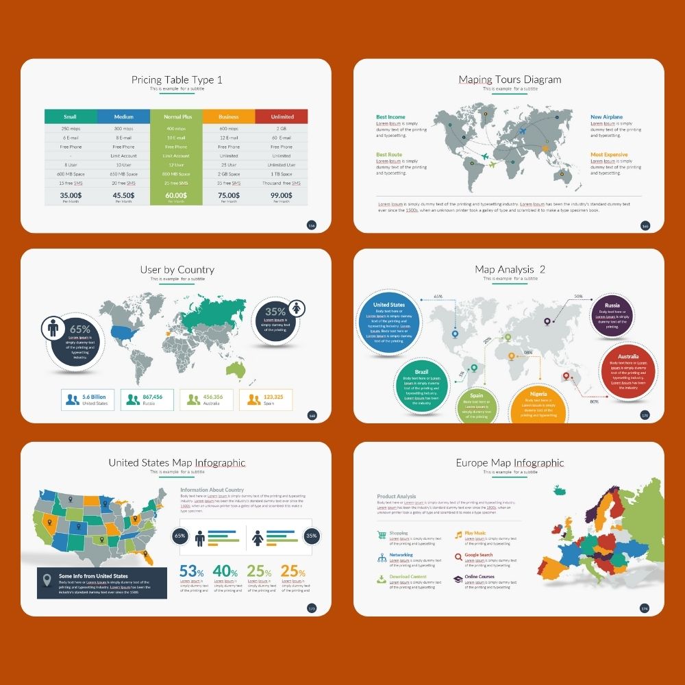 Powerpoint Presentation Templates | 200 Slides & 1000+ Infographics