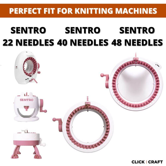 Yohencin Sentro Knitting Machine，Replacement Crank/Handle for 48 Needle  Knitting Machine Hand Handle Knitting Machine Accessories.