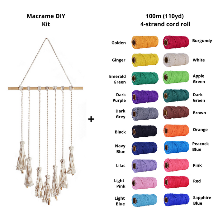 Macrame Kit  - Easy - The Picture Hanger
