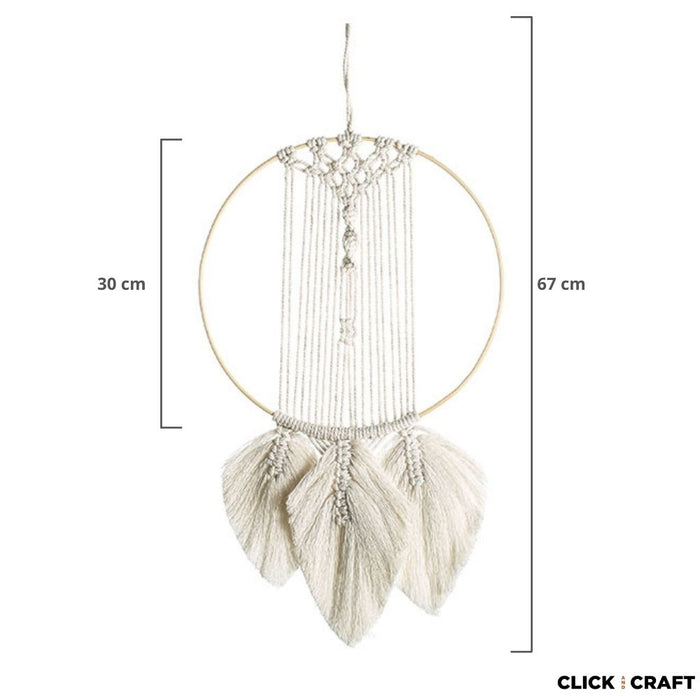 Macrame Kit - Easy - The Circle and 3 Leaves