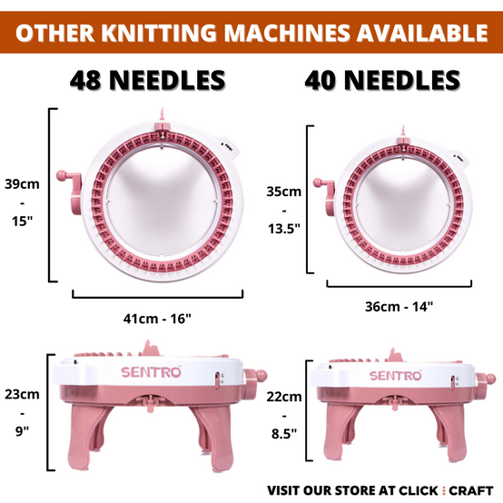 Use and Repair a Sentro Knitting Machine — Click and Craft