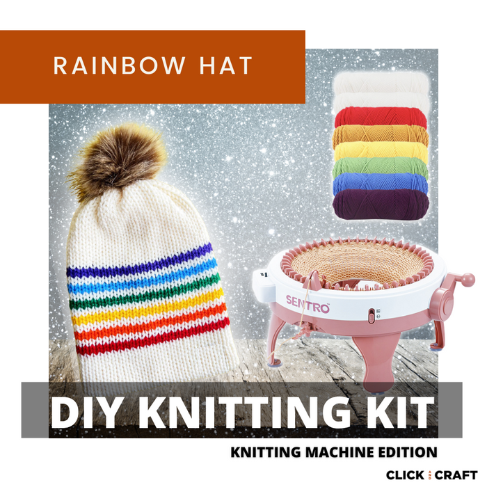 Round Knitting Loom Kit Plastic Kids Small Wool/hat Weaving Machine With  Crochet/needle