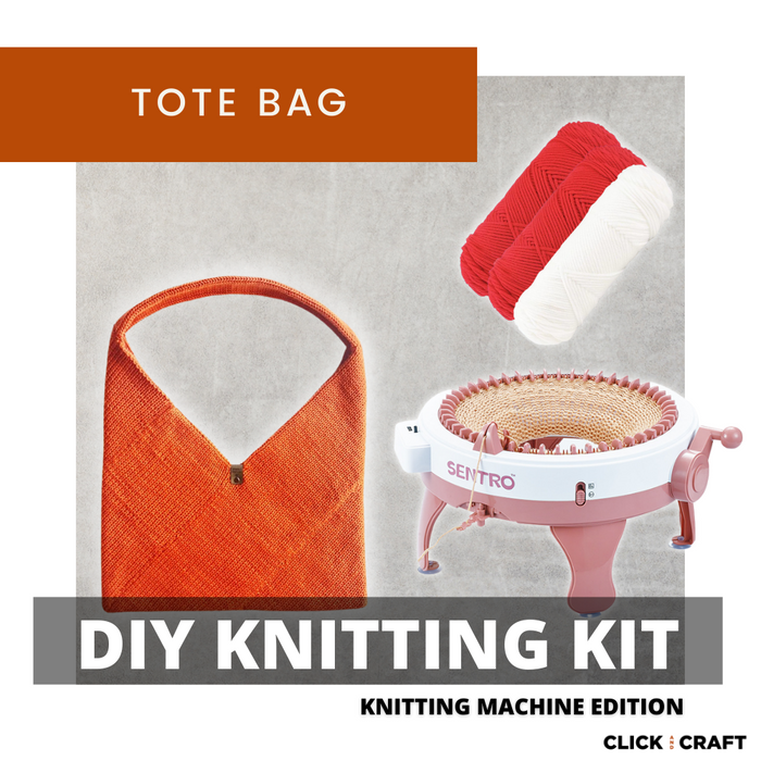 DIY Knitting Machine Kit - Tote Bag