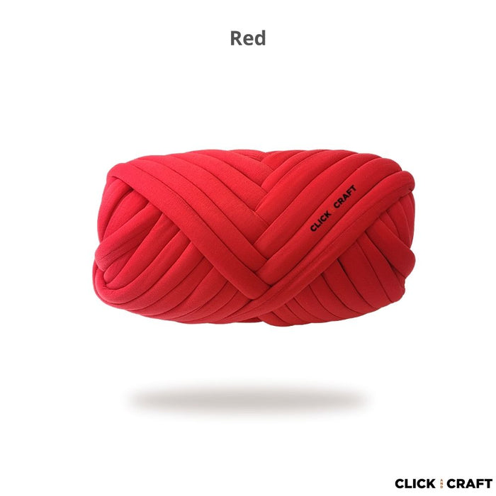 Red - Cotton Tube Yarns