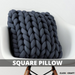 Chunky Yarn Kit - The Square Pillow