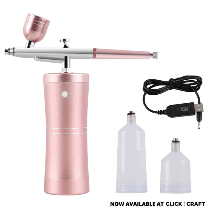 Manual Airbrush For Cakes Cake Decoration Airbrush, Manual Airbrush Pump  With 4 Vaporizers,blue